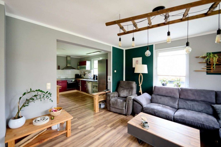 Blick in die K�che Einfamilienhaus Blankenhagen